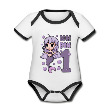 1. Geburtstag  - 1. Geburtstag Mädchen süße Meerjungfrau Ich bin 1