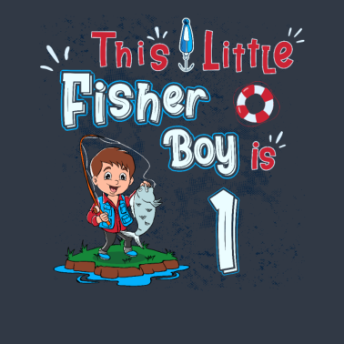 Zoom image Little Fisherboy für kleine Angler 1. Geburtstag
