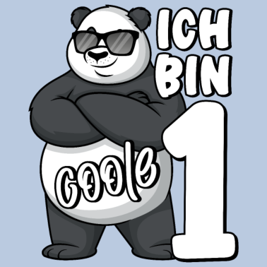 Zoom image 1. Geburtstag Junge 1 Jahr Panda Ich bin coole 1