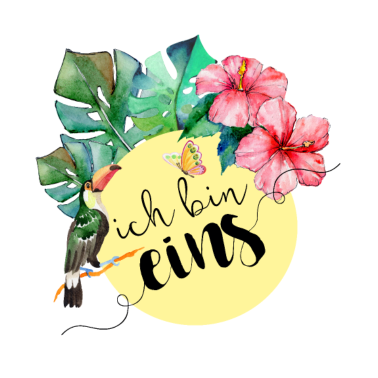 Zoom image 1. Geburtstag, erster, eins, Dschungel, Blumen