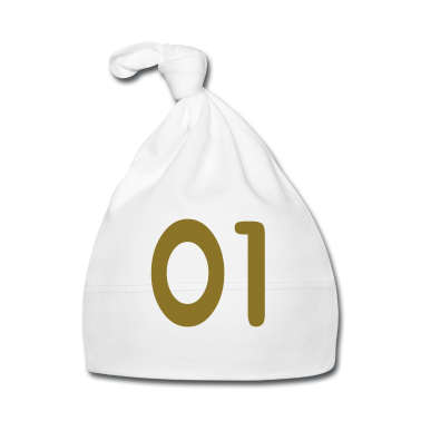 1er anniversaire  - 01, golden numbers, Zahlen, Nummern, Rückennummern