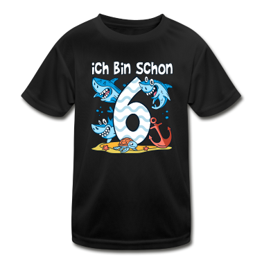 Kindergeburtstag  - 6. Geburtstag Haie Weißer Hai Junge 6 Jahre alt