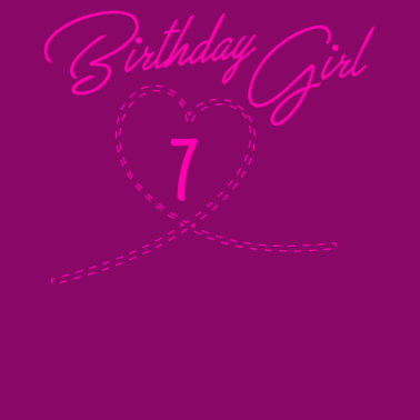 Zoom image 7. Kindergeburtstag 7 Jahre Alt Geschenk Shirt