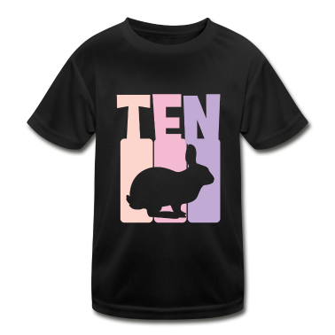 Kindergeburtstag  - 10. Geburtstag Mädchen 10 Jahre Kaninchen Hase