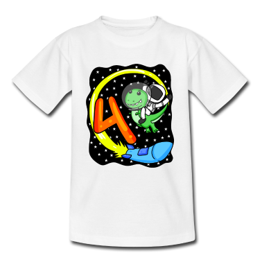 Kindergeburtstag  - 4. Geburtstag Astronaut Jungen 4 Jahre Vier