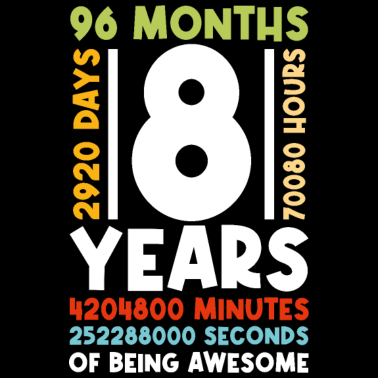 Zoom image 8. Geburtstag Kinder 8 Jahre Jungen Mädchen