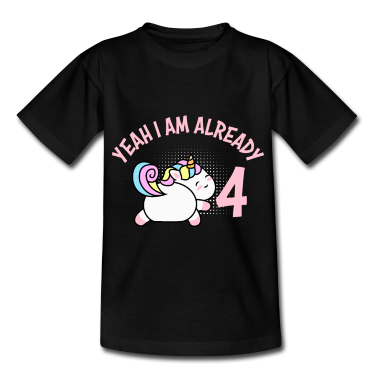 Kindergeburtstag  - Yeah ich bin schon 4 Jahre Einhorn 4. Geburtstag