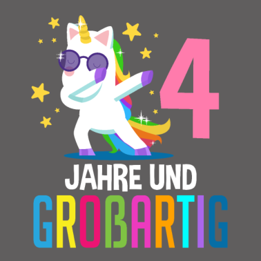 Zoom image 4. Geburtstag Mädchen 4 Jahre Einhorn Party