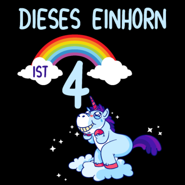 Zoom image 4 Vier Jahre Kindergeburtstag Einhorn Geschenk