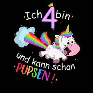 Zoom image Pupsendes Einhorn 4. Geburtstag