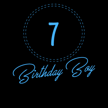 Zoom image 7. Kindergeburtstag 7 Jahre Alt Geschenk Shirt