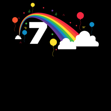 Zoom image 7. Kindergeburtstag 7 Jahre Alt Geschenk Shirt