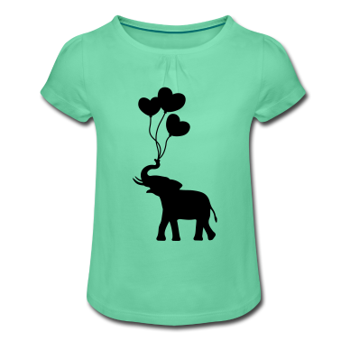 Anniversaire des enfants  - Elefant Herzballon Kinder / ballon coeur éléphant