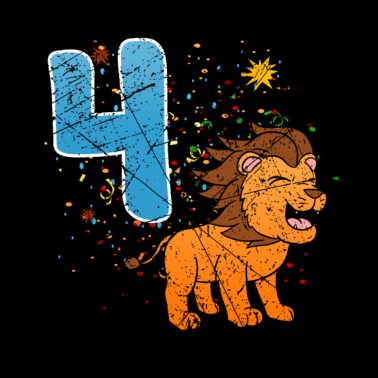 Zoom image 4 Jähriger 4.Geburtstag Löwe Vier