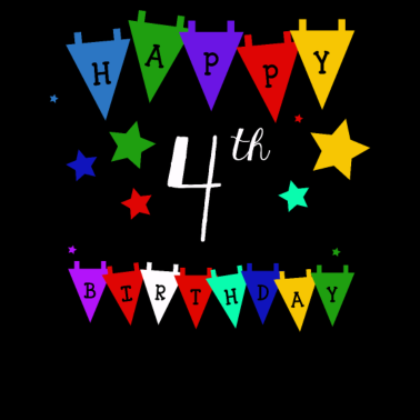 Zoom image 4. Kindergeburtstag 4 Jahre Alt Geschenk Shirt