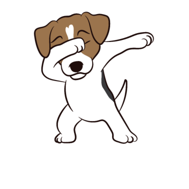 Zoom image Dabbing Jack Russell Terrier Dabbing Jack Russell