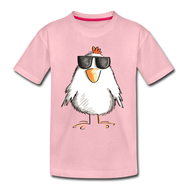 Kinderverjaardag  - Kip met koele zonnebril - haan - gans