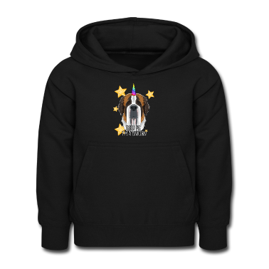 Kinderverjaardag  - Vertrouw me op een eenhoorn ik grappige Sint Bernard