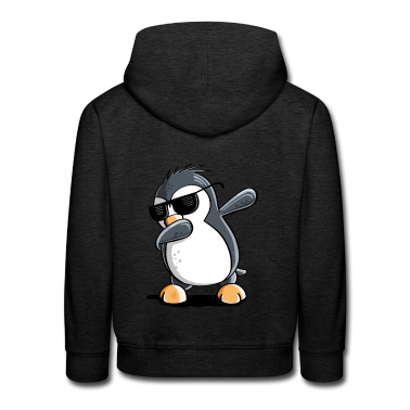 Kinderverjaardag  - Coole Dab Dance Penguin met zonnebril dabbing