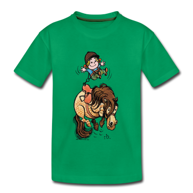 Children&#039;s birthday  - Thelwell Funny Illustration Bucking Horse