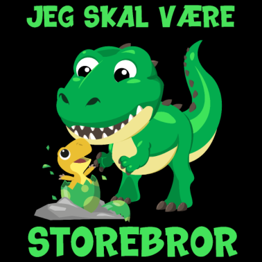 Zoom image Jeg skal være storebror dinosaur gave dino