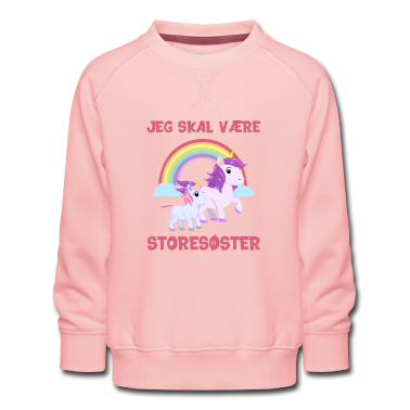 Børns fødselsdag  - Jeg skal være storesøster enhjørning gave fødsel