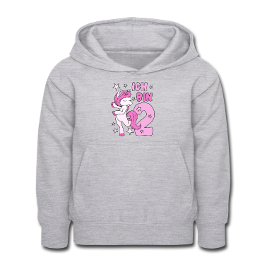 Kindergeburtstag  - 2. Geburtstag Mädchen süßes rosa Einhorn Ich bin 2