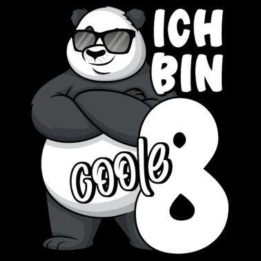 Zoom image 8. Geburtstag Junge 8 Jahre Panda Ich bin coole 8