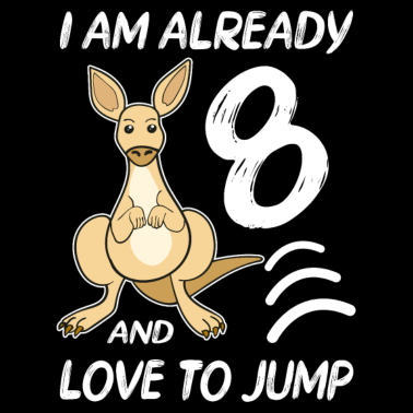 Zoom image Kangaroo 8 Geburtstag Kindergeburtstag Kinder süß