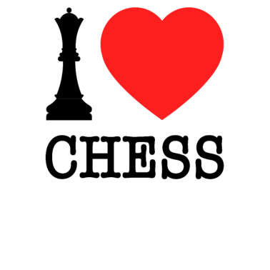 Zoom image Szachy Kocham Szachy Czarne Warcaby Kocham Szachy