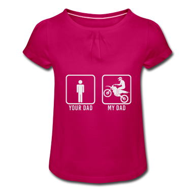 Urodziny dzieci  - Twój tata Mój tata Tata Papa Motocykl Motocross Bike