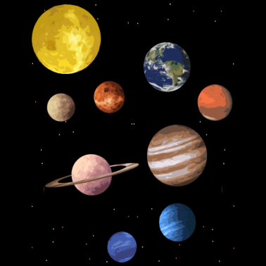 Zoom image Układ Słoneczny Planety Wszechświat kosmiczny