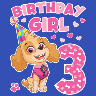 Zoom image Paw Patrol 3 anni compleanno Skye