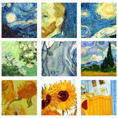 Zoom image Van Art Gogh Graphic