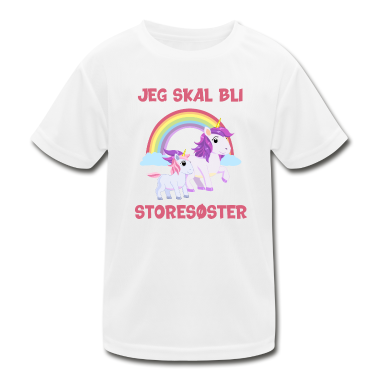 Barnebursdag  - Jeg skal bli storesøster enhjørning enhjørningens