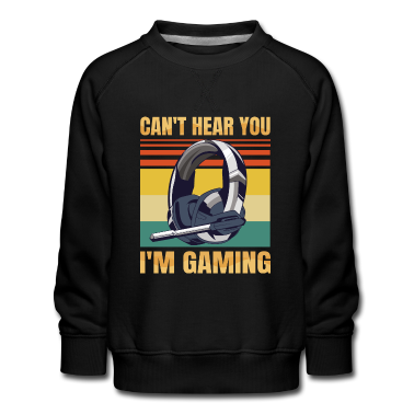 Barnebursdag  - Funny Gamer Headset Can't Hear You I'm Gaming