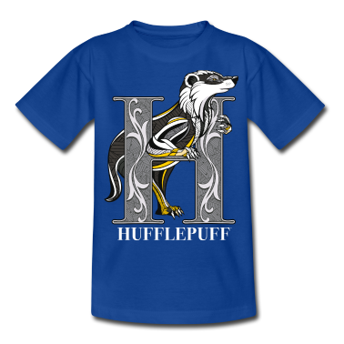 Barnebursdag  - Harry Potter Hufflepuff Coat of Arms Monochrome