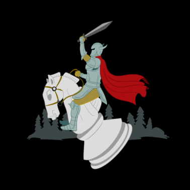 Zoom image Chess knight horse chess board rider gift