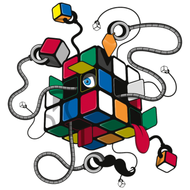 Zoom image Rubik's Cube Robot Style