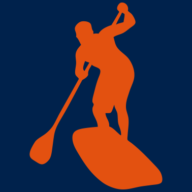 Zoom image paddle board silhouette