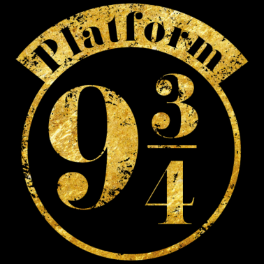 Zoom image Harry Potter Platform 9 3/4 Gold