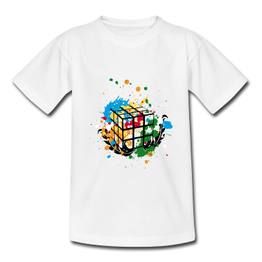 Barns födelsedag  - Rubik's Cube Colourful Splatters