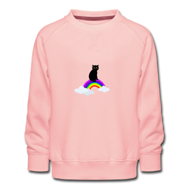 Barns födelsedag  - Katt på regnbågen