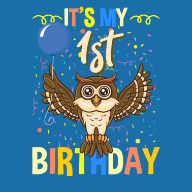 Zoom image Its My 1st Birthday Eulenvogel