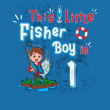 Zoom image Little Fisherboy für kleine Angler 1. Geburtstag