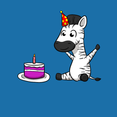 Zoom image Kindergeburtstag Zebra