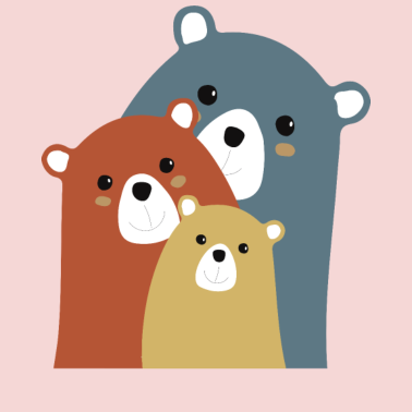 Zoom image niedźwiedzie rodziny