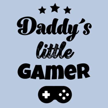 Zoom image Isän pienen pelaajan vauvailmoitus pelaamista