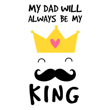 Zoom image Mio padre sarà sempre la mia maglietta King