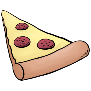 Zoom image Fetta di pizza per i genitori del bambino Partnerlook